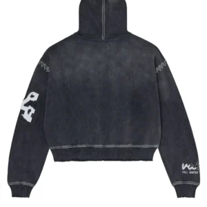 Vale Forever Sunny Zip Up Hoodie Black back