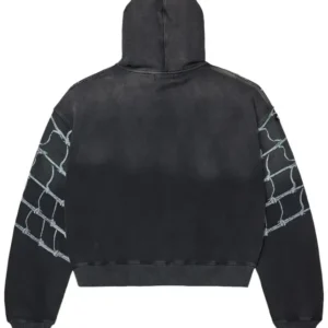 Vale Widow Graphic Zip Hoodie – Black back