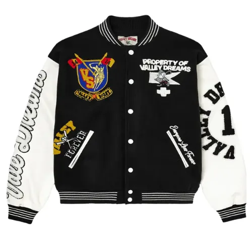Valley Dreams Alumni Varsity Black Jacket Valley Dreams Alumni Varsity Black Jacket