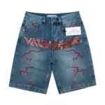 Valley Dreams Blue Red Jorts Shorts