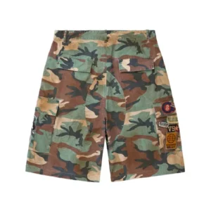 Valley Dreams Camo Shorts back