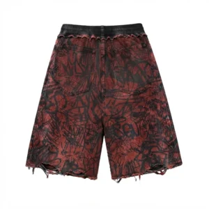 Valley Dreams Grunge Streetwear Shorts back