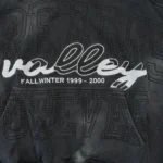 black vale hoodie close up